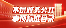 基層政務公開事項標準目錄